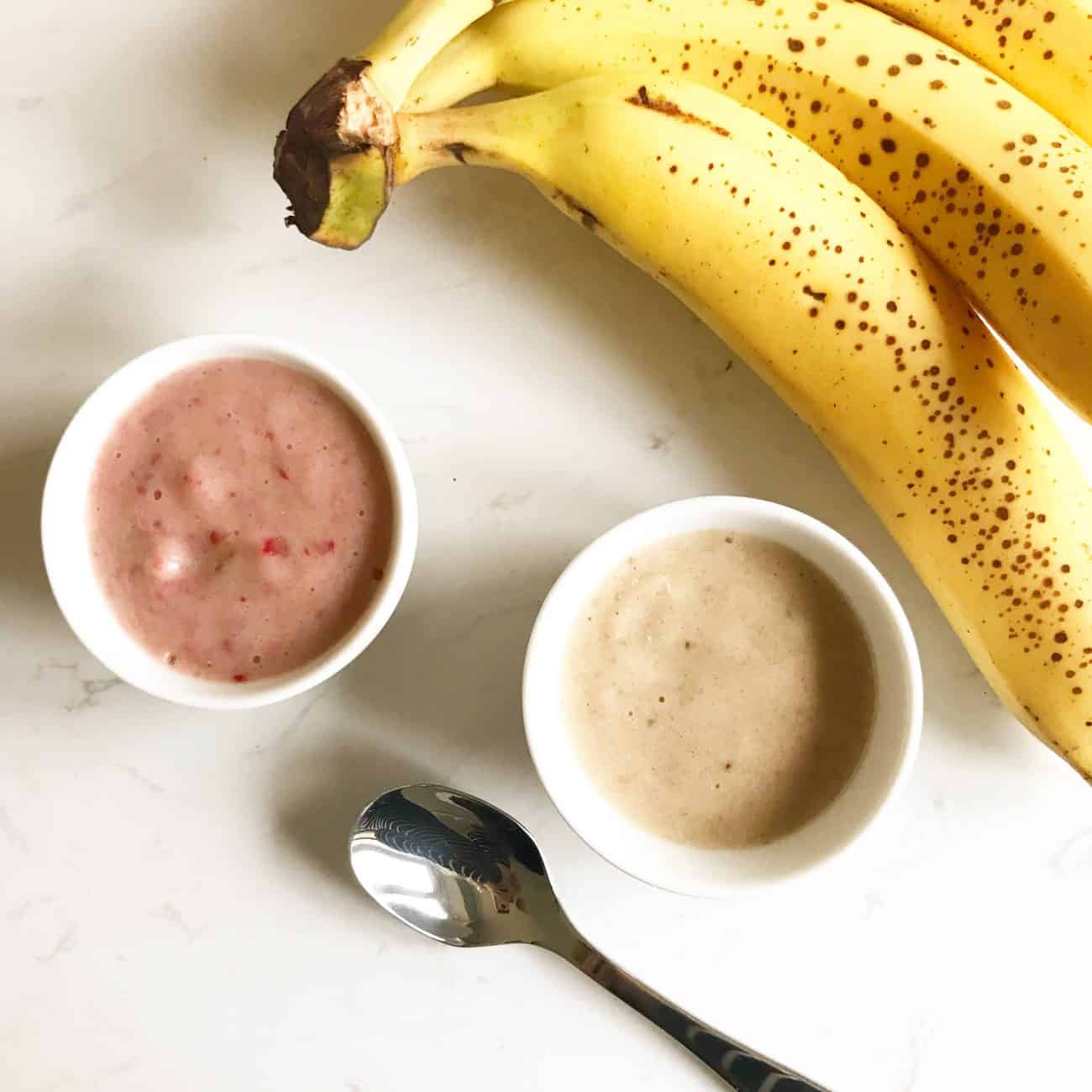 Strawberry and Banana ‘Nice Cream’