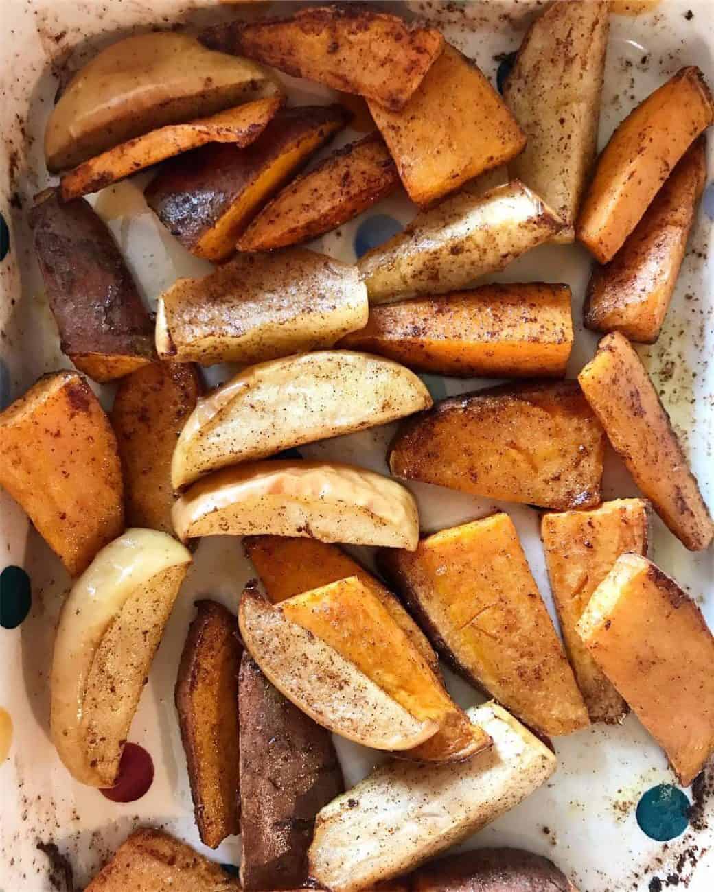 Cinnamon Apples and Sweet Potatoes