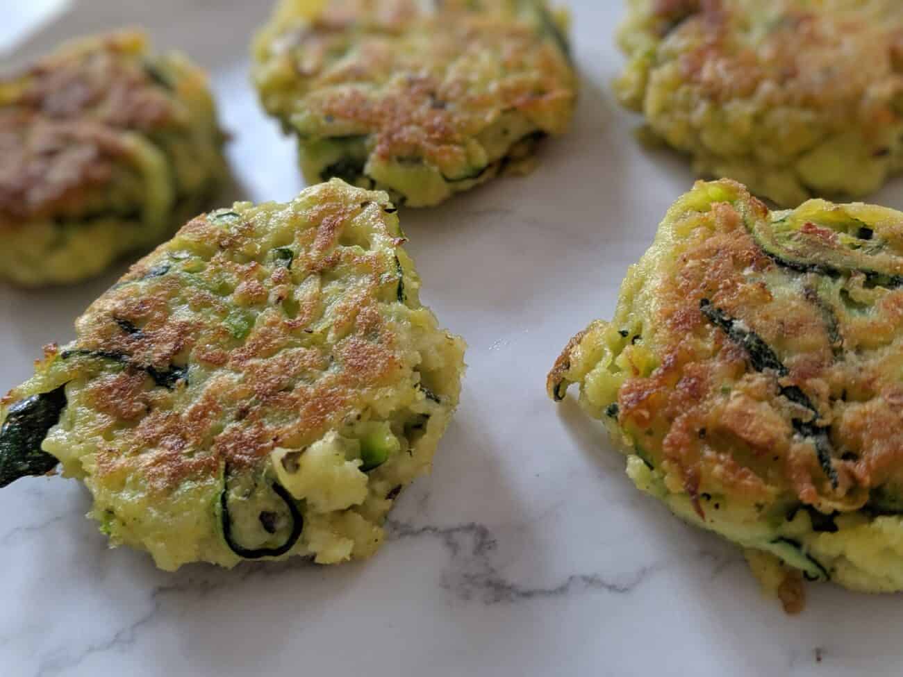 Crispy Courgette Fritters